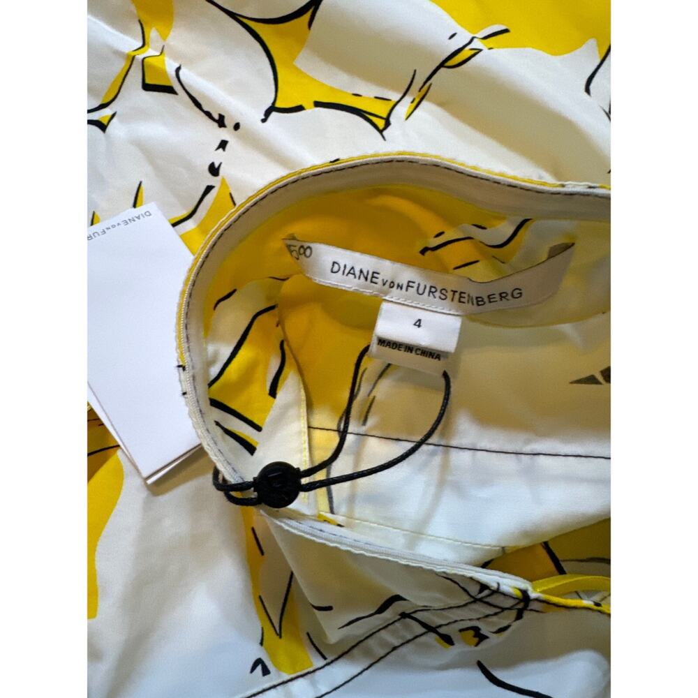 Diane von Furstenberg Dress Tenner Floral‎ Print Halter Size 4 - Picture 10 of 10